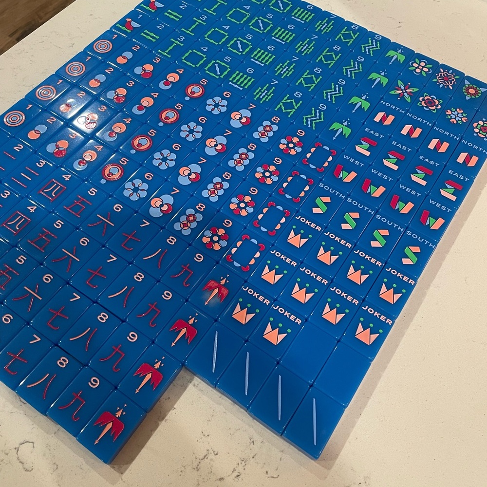 🀄️💙 The Mahjong Line | The Minimal Line : Blue-Eyed Jack Mahjong Tiles 💙🀄️ - Picture 6 of 11